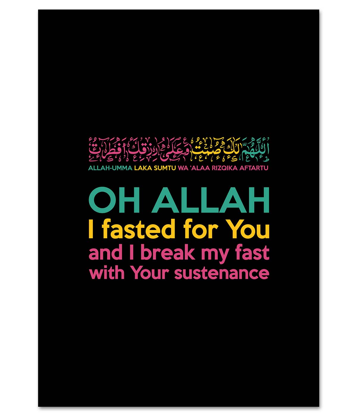 Tricolour Prayer on Breaking The Fast (digital)