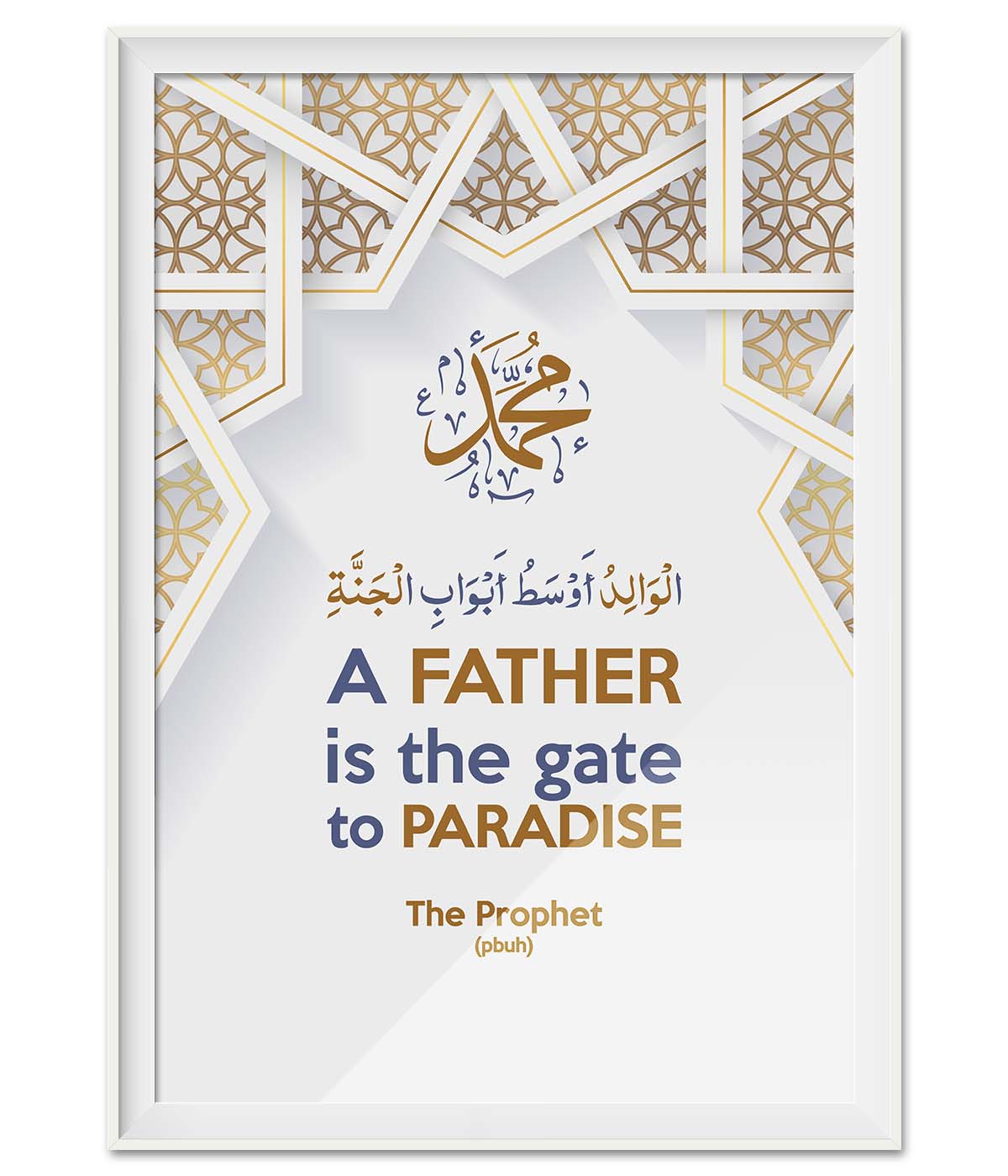 A Father Is The Gate to Paradise (print)